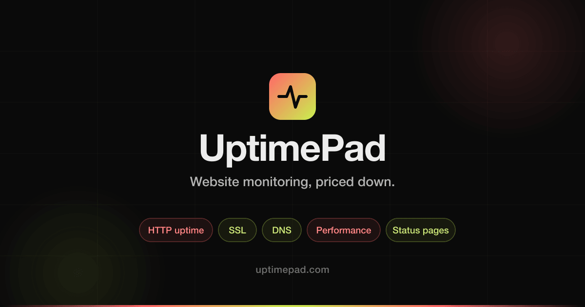 Is Your Website Down? - Free Live Check - UptimePad